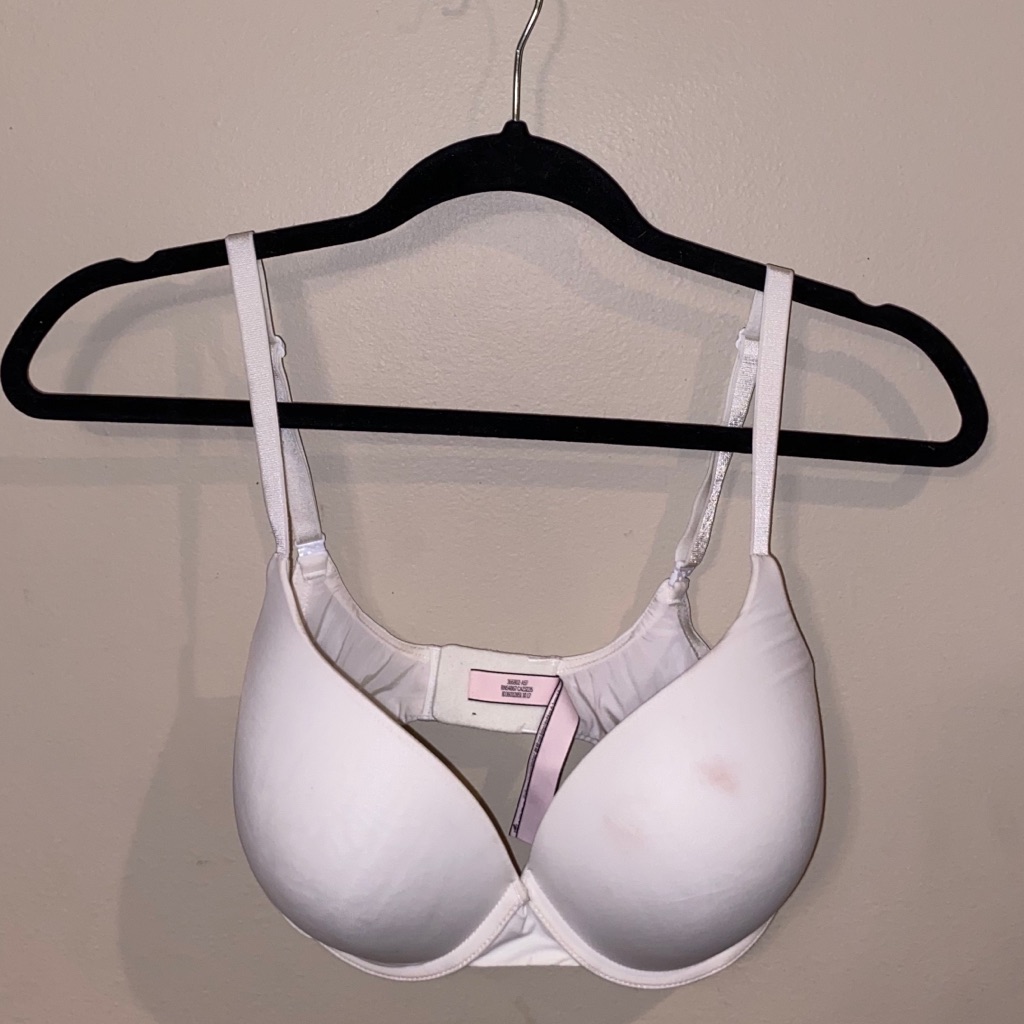 Victoria Secret Perfect Shape Bra (White) 34dd
